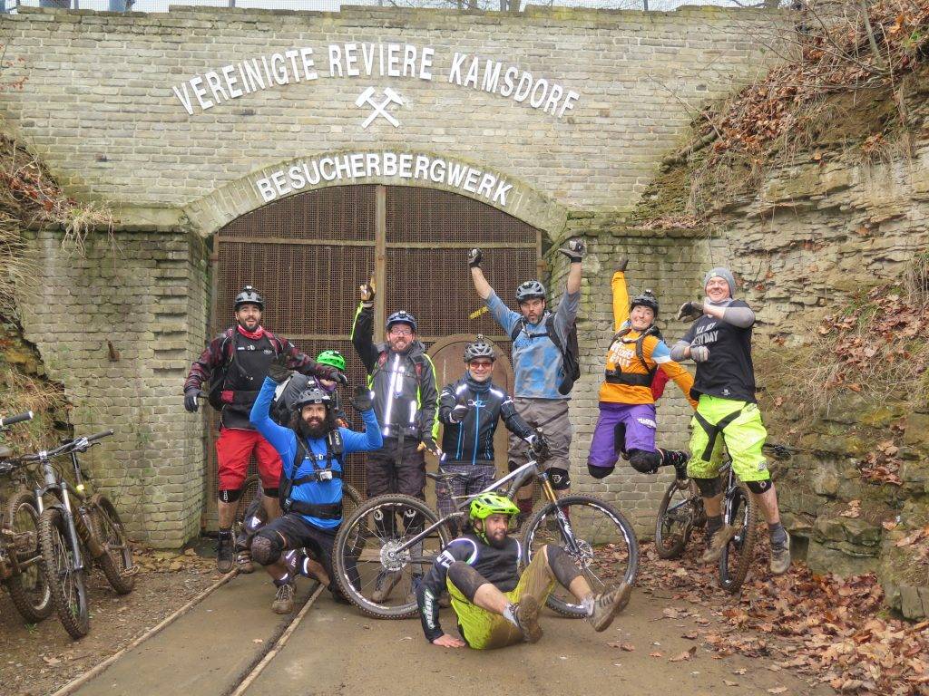 Start MTB Tour unter Tage
